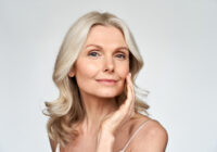 woman with botox injections